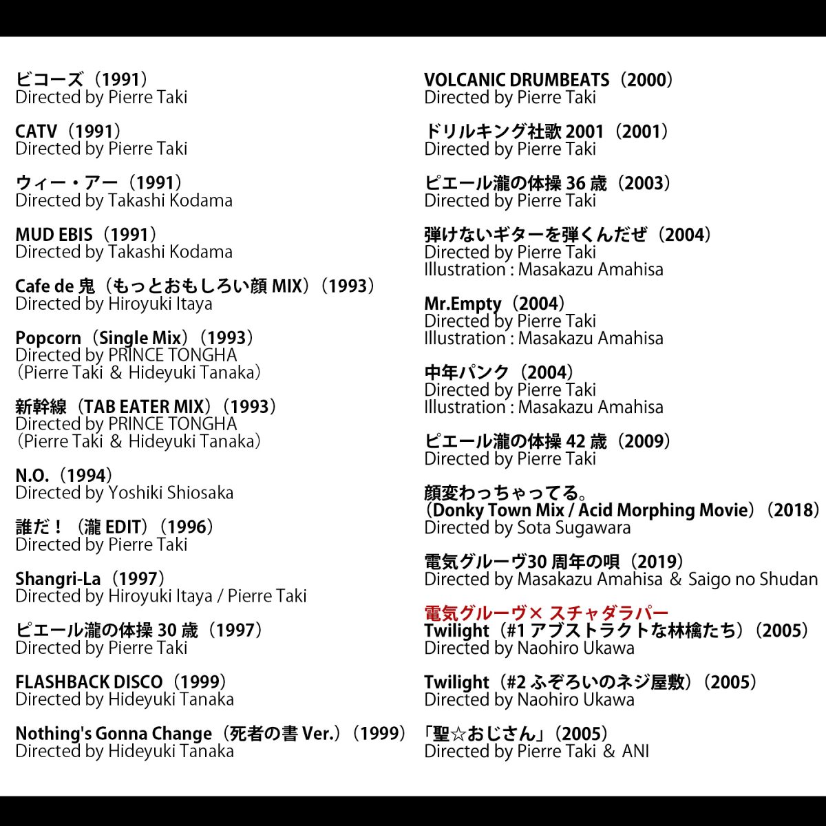 電気グルーヴ 28年振りのアリーナ単独公演 開催決定！ ファンクラブ先行受付をスタート！ 過去のMUSIC VIDEO 25曲も一挙公開