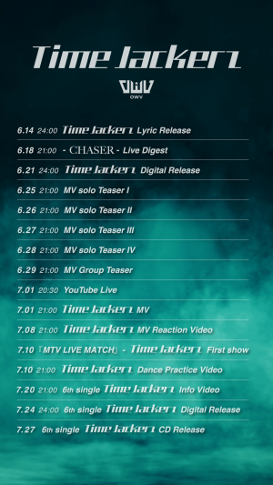 4人組ボーイズグループ“OWV”、2022年7月27日発売、6th single「Time Jackerz」MV Teaserを公開!! 7月1日21:00〜、MVをYouTubeプレミア公開！