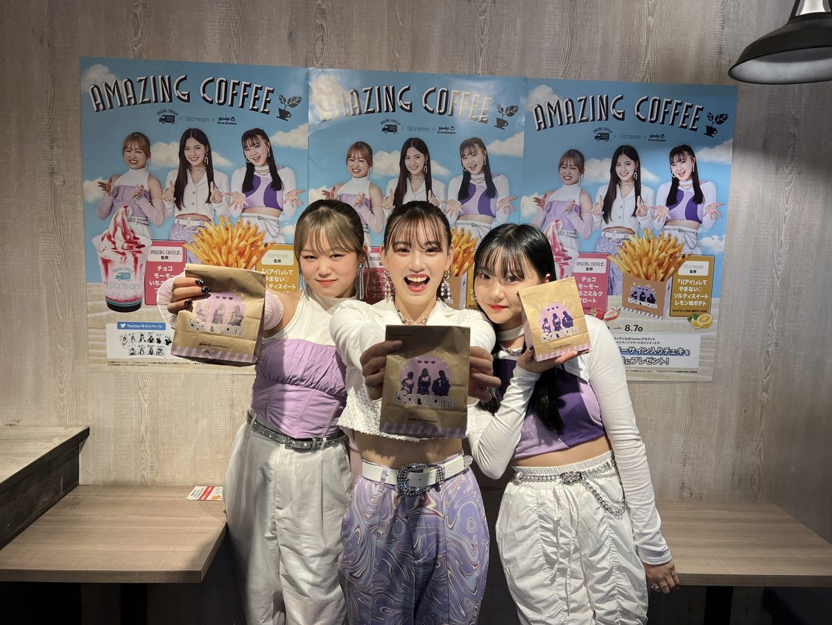 iScreamがウェンディーズ・ファーストキッチン梅田芝田町店で1日店長に！！