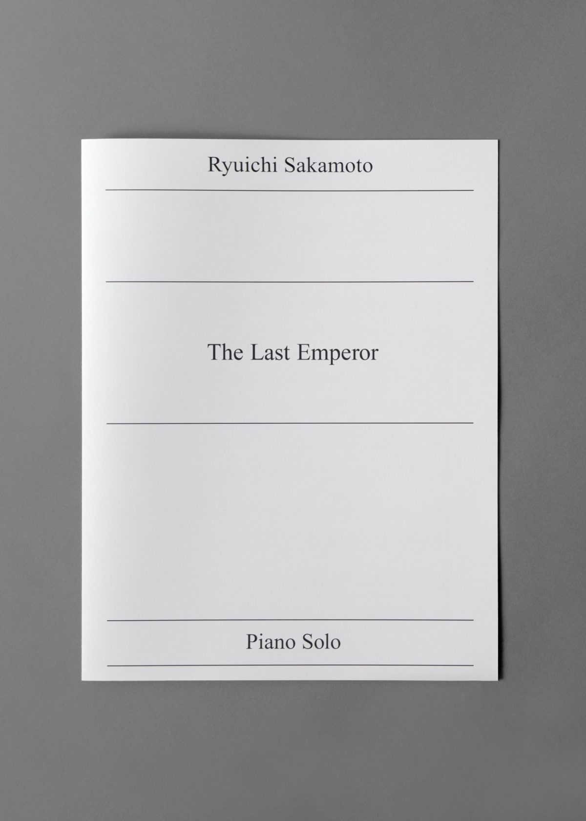 坂本龍一のオフィシャルスコアサイトに待望の「The Last Emperor」と「Gui」が新たに登場! 4 坂本龍一のオフィシャルスコアサイトに待望の「The Last Emperor」と「Gui」が新たに登場!