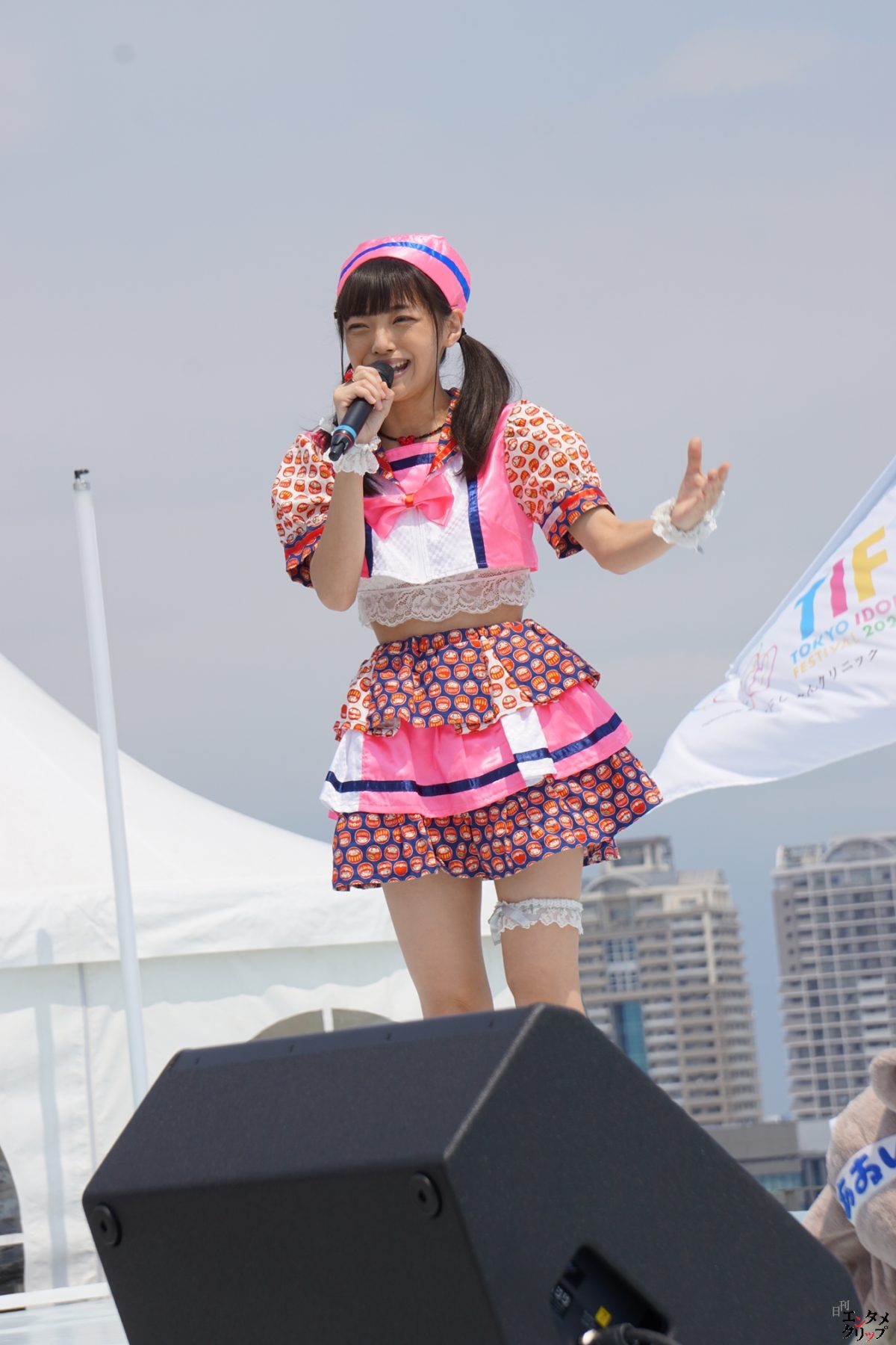 クリエイティブうたのおねえさん 松山あおいがTOKYO IDOL FESTIVALに初登場！ 夢が叶い思わず涙！ マイクを調教してしまうハプニングも！
