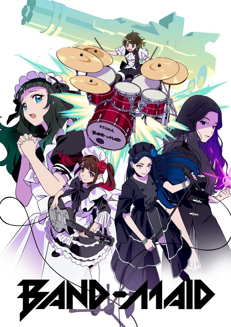 BAND-MAID、新作EPから「Unleash!!!!!」先行配信開始！描き下ろしアニメ・実写をミックスしたMVと、新アー写も公開！「皆様にお届け出来るのが楽しみですっぽ」
