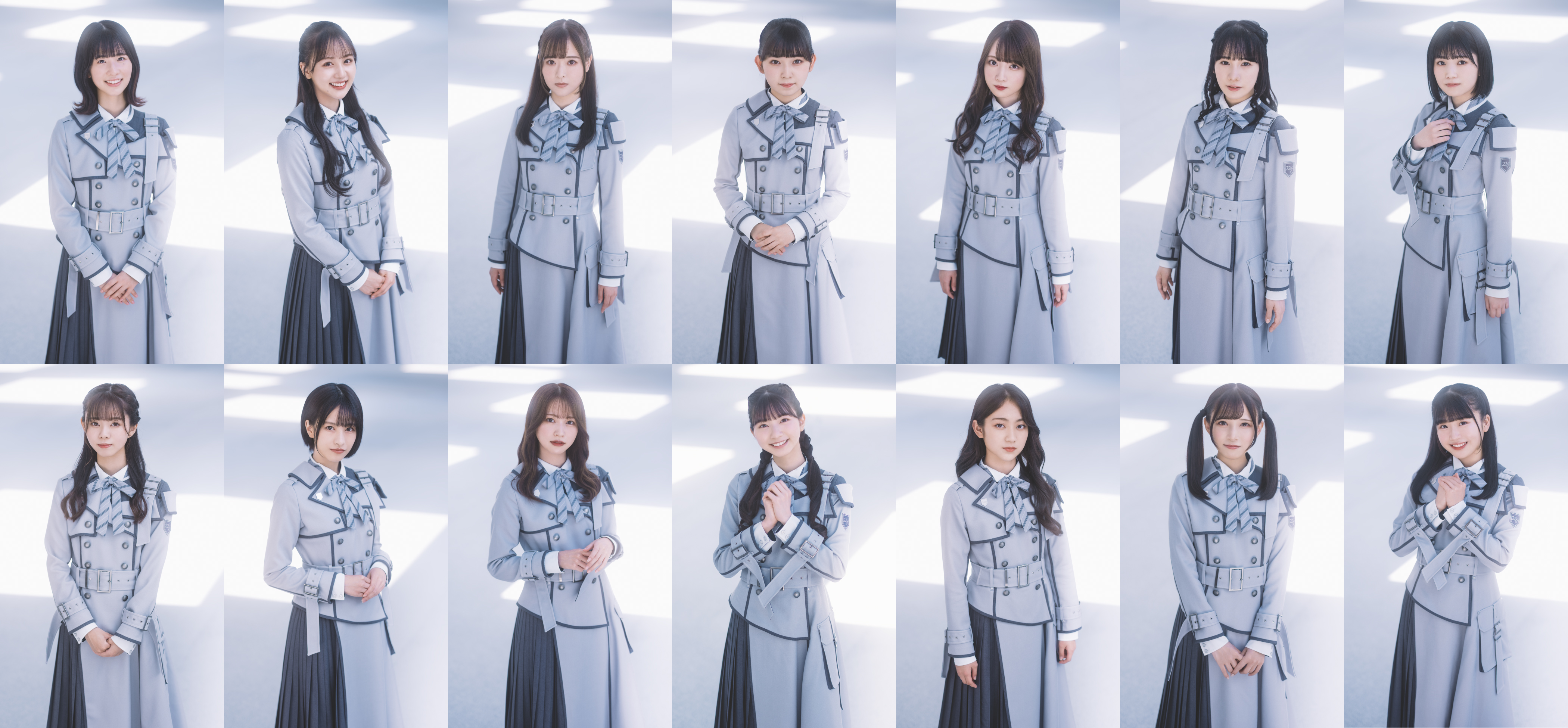 ナナニジ、広大な幾何学空間で撮影された、新アーティスト写真公開！