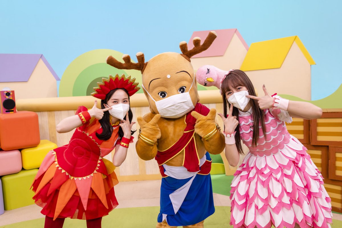 ももくろちゃんZ『とびだせ！ぐーちょきぱーてぃー』ご当地キャラクター第5弾！奈良県のマスコットキャラクター“せんとくん”が遊びにやってきた！