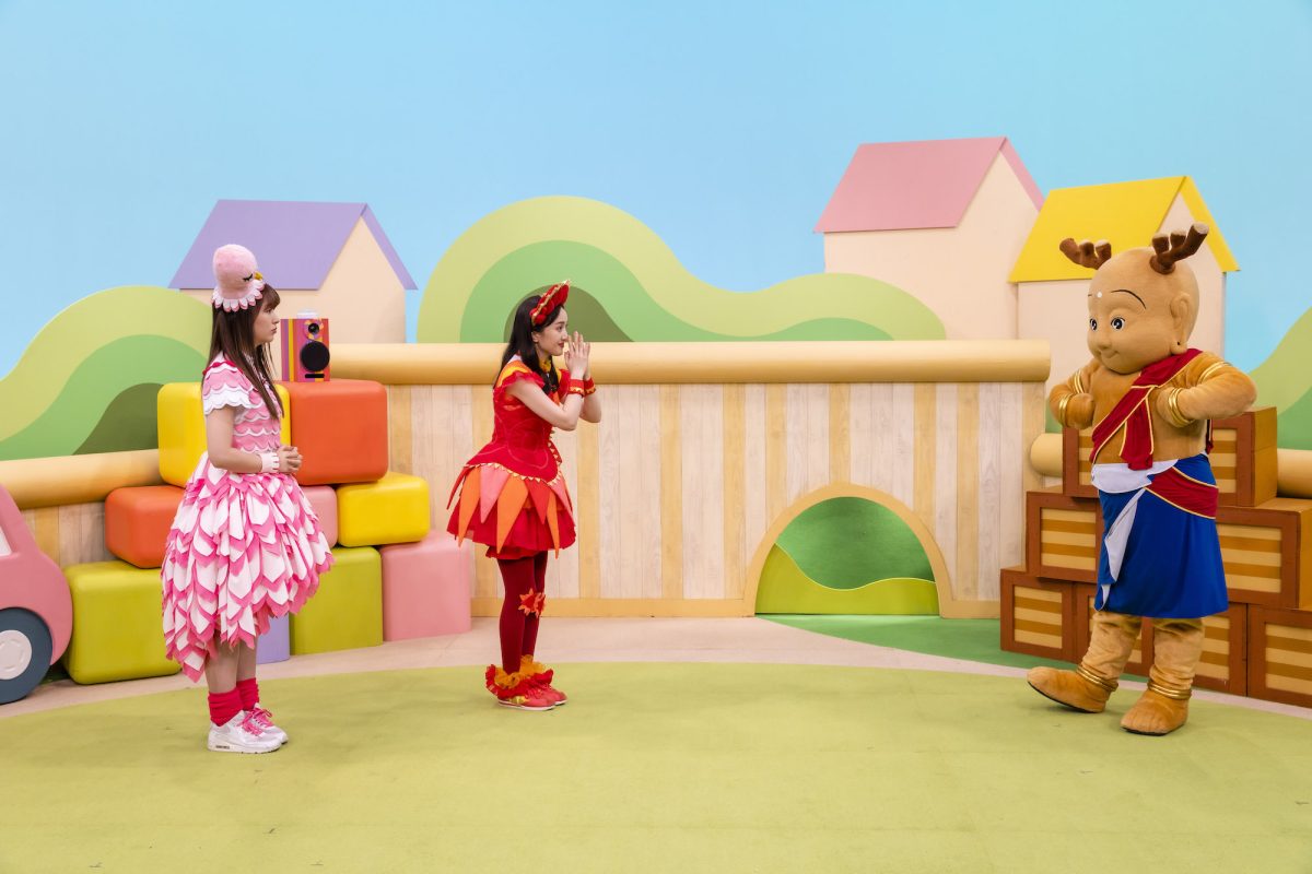 ももくろちゃんZ『とびだせ！ぐーちょきぱーてぃー』ご当地キャラクター第5弾！奈良県のマスコットキャラクター“せんとくん”が遊びにやってきた！