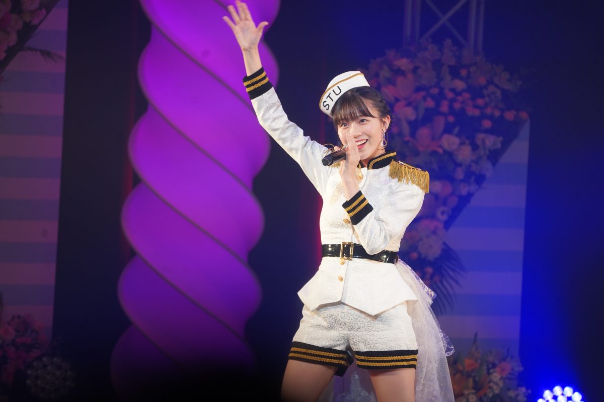 STU48『2期生 3rd Anniversary Live』「花はみんなのものプロジェクト」企画 ファンから送られた季節のアレンジフラワーステージで華やかに！！