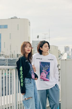 偏愛倶楽部 × F-LAGSTUF-Fのコラボが決定！　モデルは内田理央と俳優の稲葉友を起用 テーマは「触手」SPECIAL POPUPも開催決定！