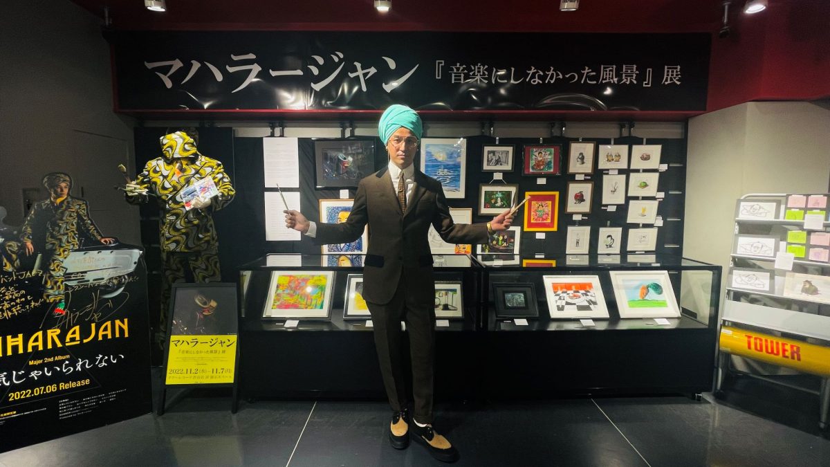 マハラージャン、「セーラ☆ムン太郎」アナログ盤リリース記念、初のイラスト展が大好評！