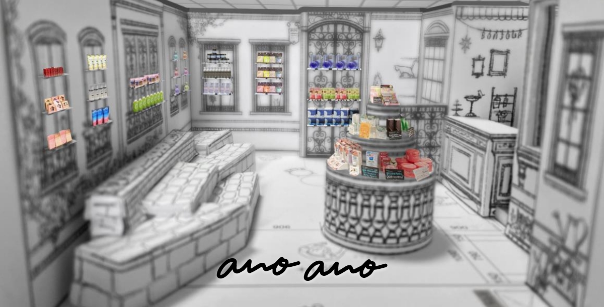 まるで絵の中のカフェ！？2D空間のカフェ「ano ano」が原宿竹下通りにオープン！ 原宿系大人気クリエーター・しなこが、オープン日に特別来店！YouTubeチャンネルグループ“めるぷち”のみなつは、店頭イベントを実施予定！