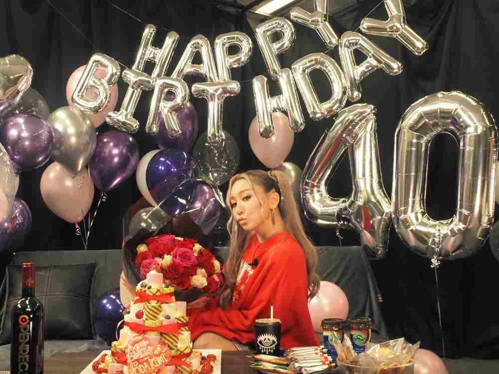 倖田來未、40歳の誕生日をファンと一緒に迎える