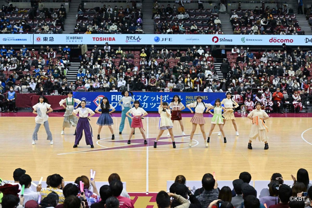 BEYOOOOONDS Bリーグ 川崎ブレイブサンダース VS 島根スサノオマジック戦のハーフタイムショーに登場！ 約4000人の観客の前で全力パフォーマンス！