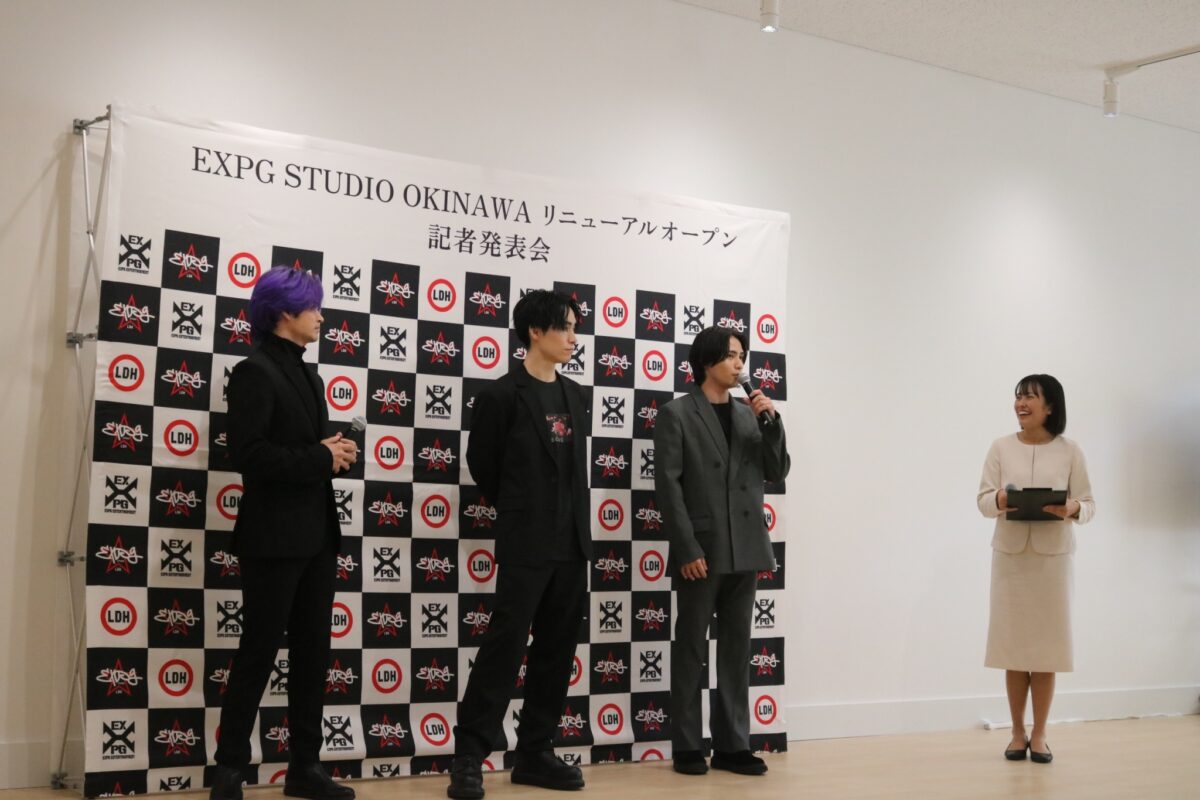 【EXPG STUDIO OKINAWA】2/4（土）リニューアルオープン！ プレス発表会にEXILE TETSUYA 沖縄校出身のTHE RAMPAGE神谷健太、与那嶺瑠唯が登場！！