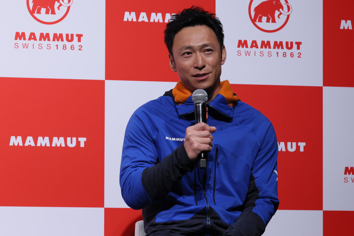シーズンテーマ「PLAY IT YOUR WAY - アウトドアフィールドは、無限の自由だ。」のもと「アウトドアフィールドで叶える夢」キャンペーンがスタート！ 開始記念イベントにマムート･アンバサダーの岡田准一が登場し、今年チャレンジしたい夢を発表！