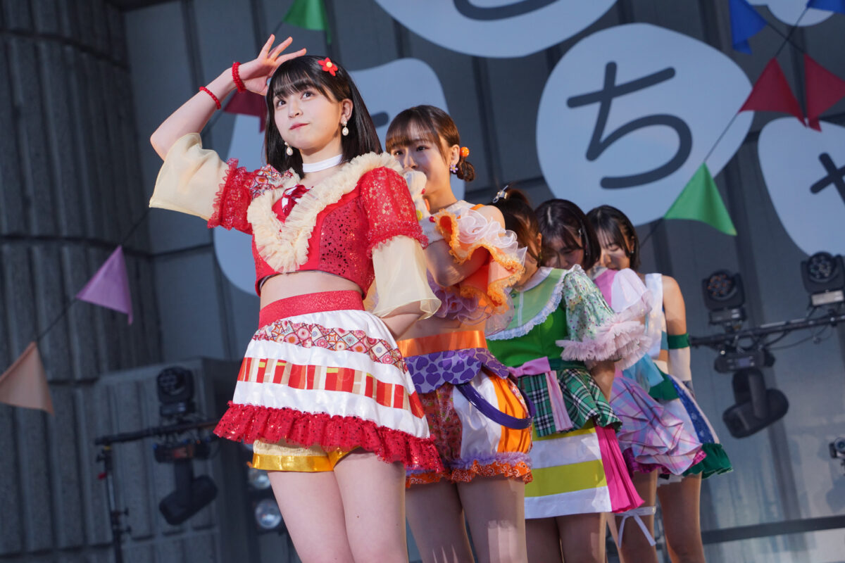 日比谷野音に響く！アップアップガールズ（２）の熱いライブ！