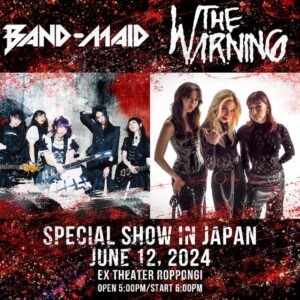BAND-MAID、メキシコの超人気バンド・The Warning とのスペシャル公演を発表！横浜アリーナを感動の渦に巻き込んだ「endless Story」お給仕映像をYouTube初公開 & お給仕情報続々公開！
