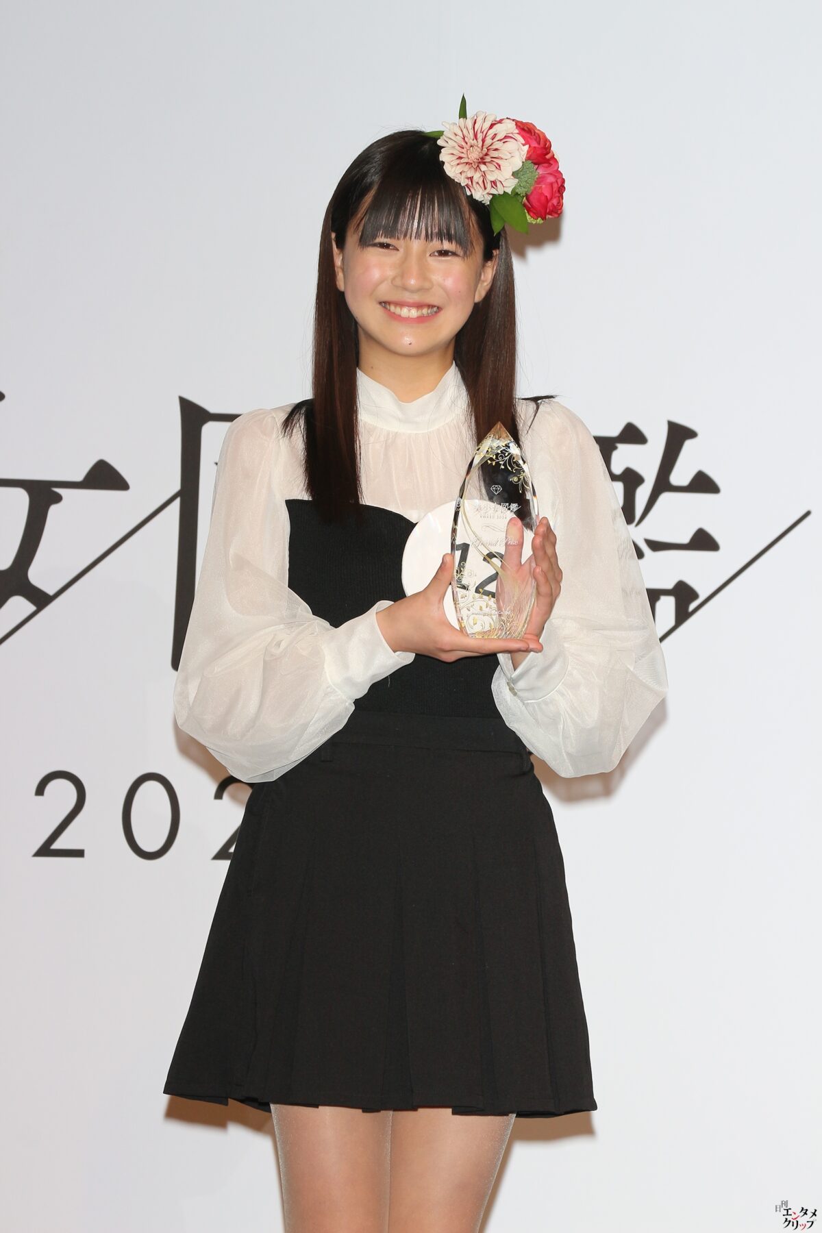 『美少女図鑑AWARD 2024』グランプリに14歳の小原あめりさん “めるるさんが憧れで目標”“織田信長への愛は日本一”ふなっしーからアドバイスもらう