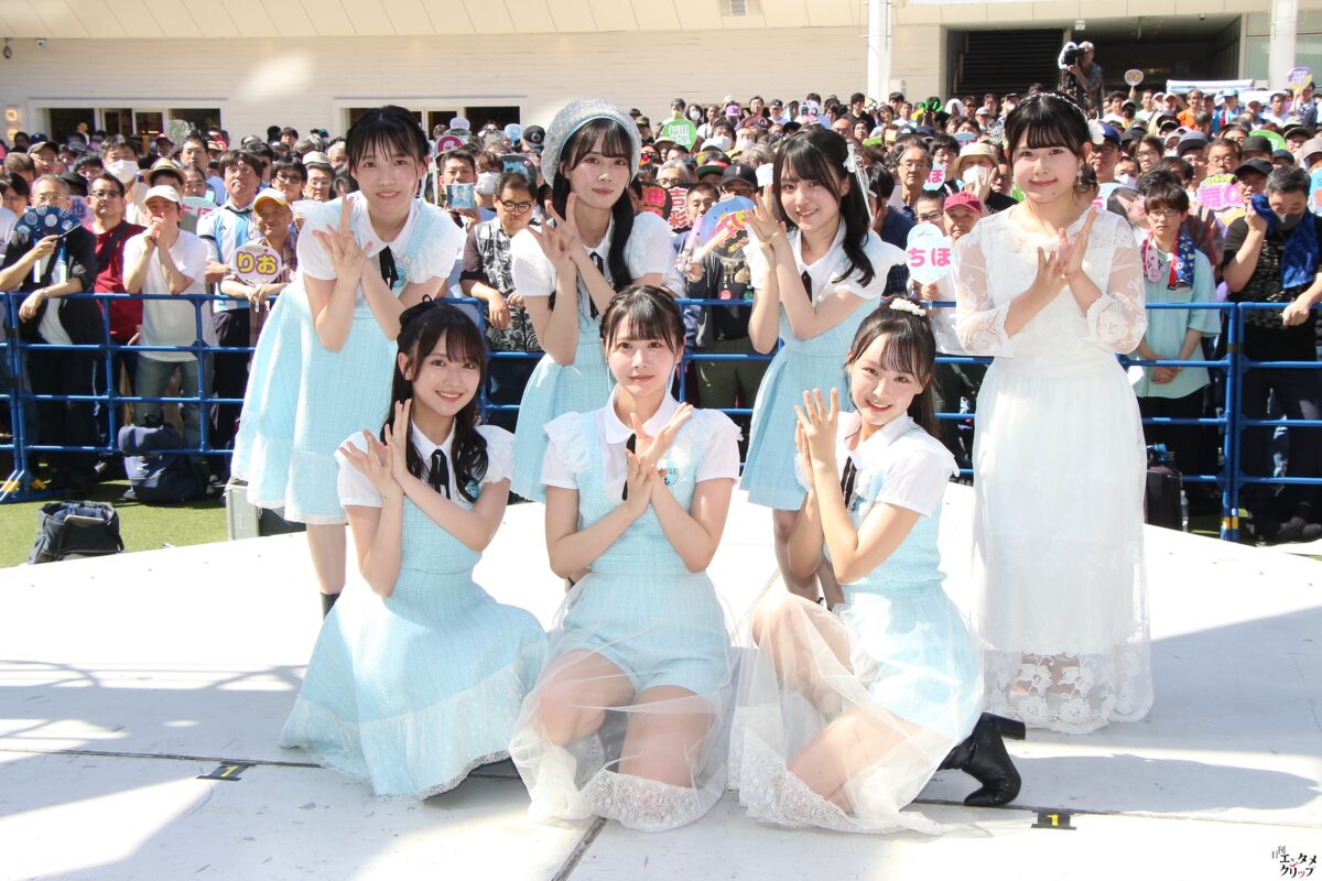 STU48 1stアルバム『懐かしい明日』の発売記念イベント開催 中村舞「STU48の歴史が詰まったようなアルバム」『千鳥の鬼レンチャン』で話題の池ちゃんもオープニングアクトで登場