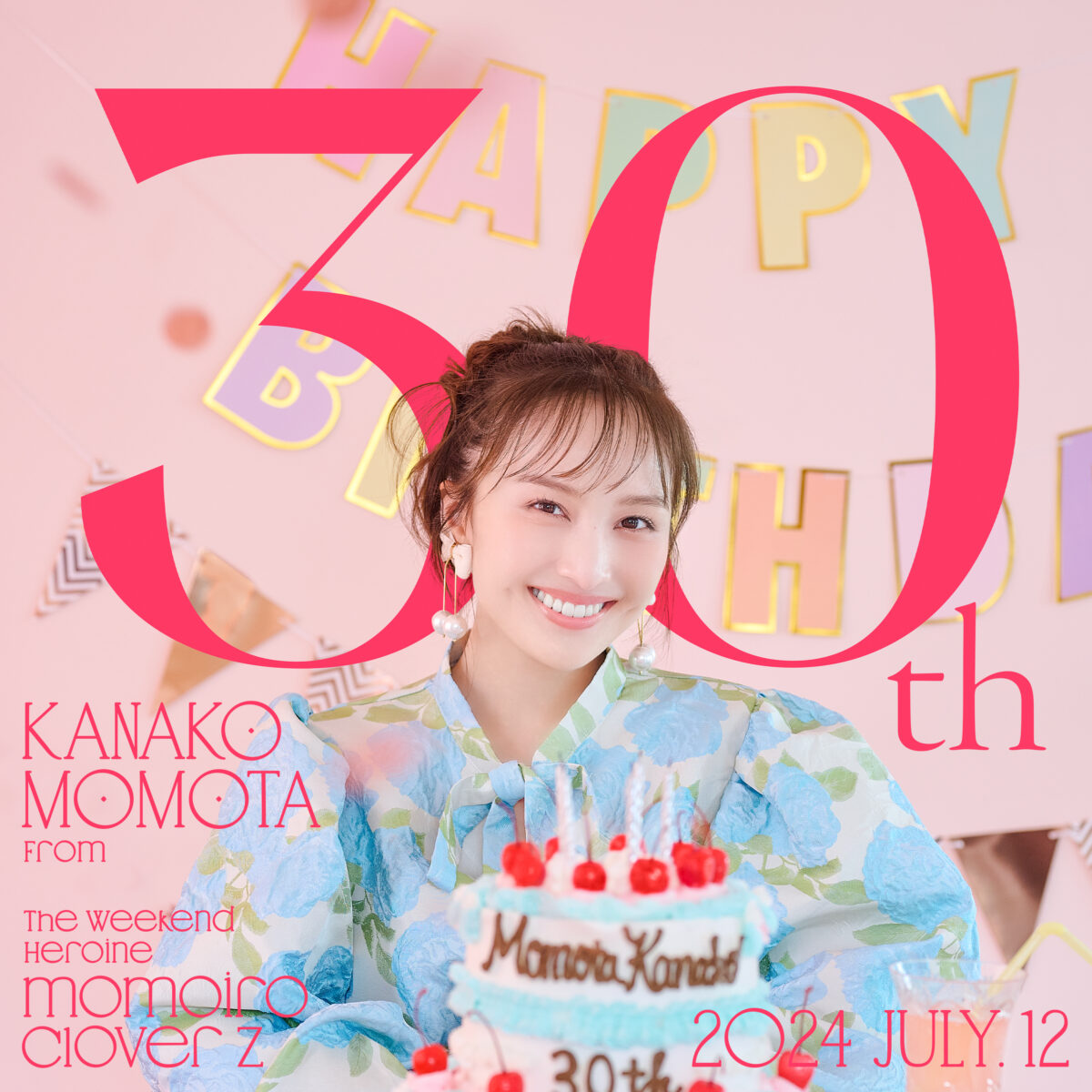 ももクロ 百田夏菜子 バースデーパネル Birthday PANEL 百田夏菜子 30th BIRTHDAY LIVE アイドル
