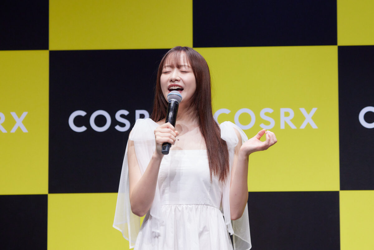 韓国のダーマコスメブランド「COSRX」の1日アンバサダーとしてタレントの森香澄が登場！『COSRX presents 秋冬スキンケアお手入れ会』開催レポート