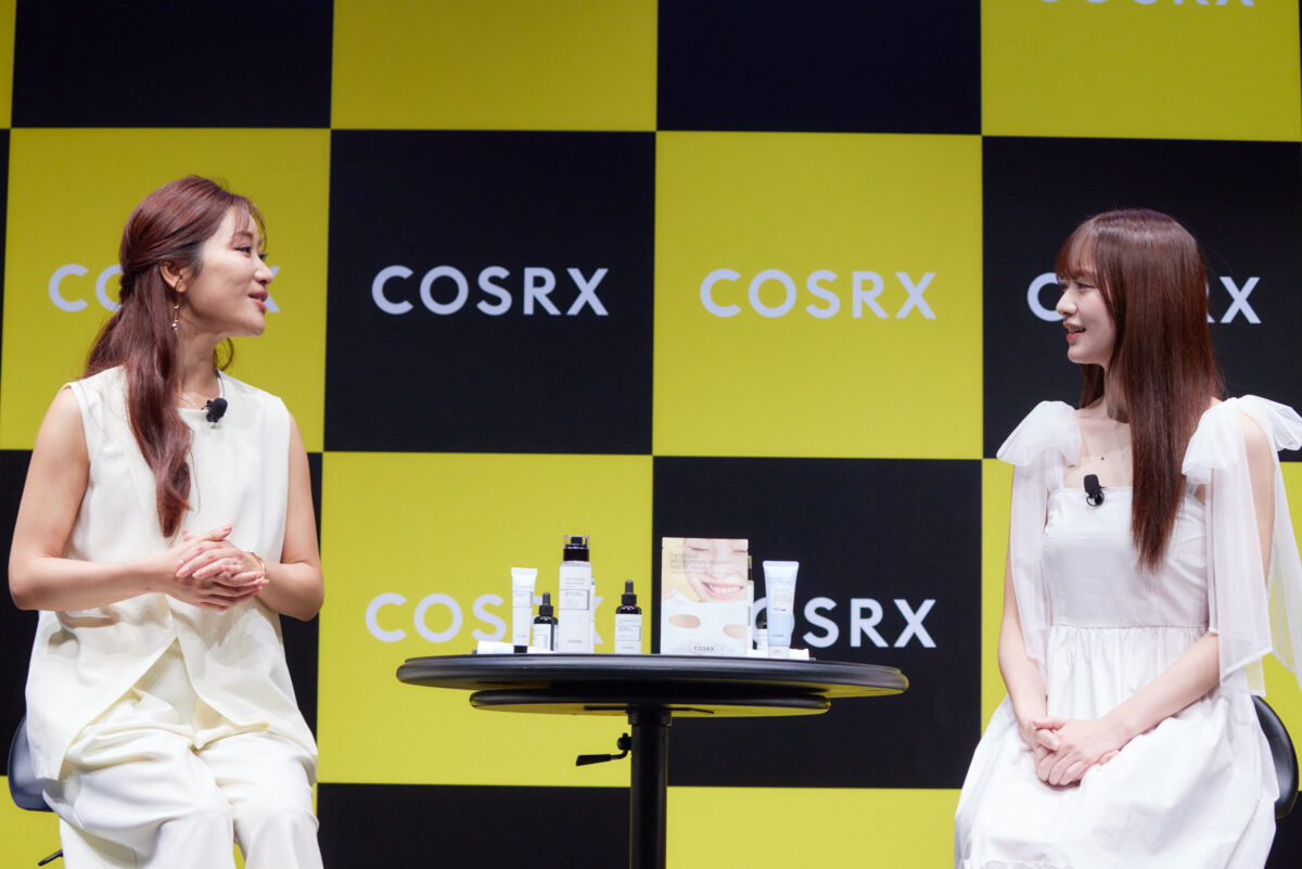韓国のダーマコスメブランド「COSRX」の1日アンバサダーとしてタレントの森香澄が登場！『COSRX presents 秋冬スキンケアお手入れ会』開催レポート