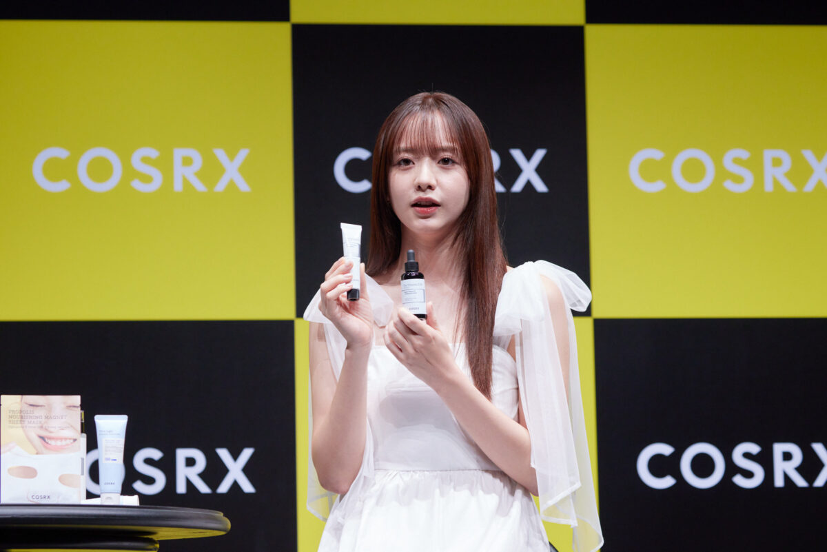 韓国のダーマコスメブランド「COSRX」の1日アンバサダーとしてタレントの森香澄が登場！『COSRX presents 秋冬スキンケアお手入れ会』開催レポート