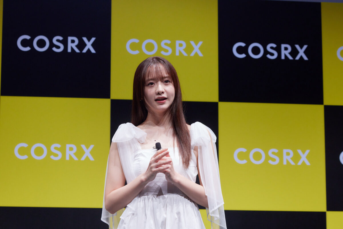 韓国のダーマコスメブランド「COSRX」の1日アンバサダーとしてタレントの森香澄が登場！『COSRX presents 秋冬スキンケアお手入れ会』開催レポート