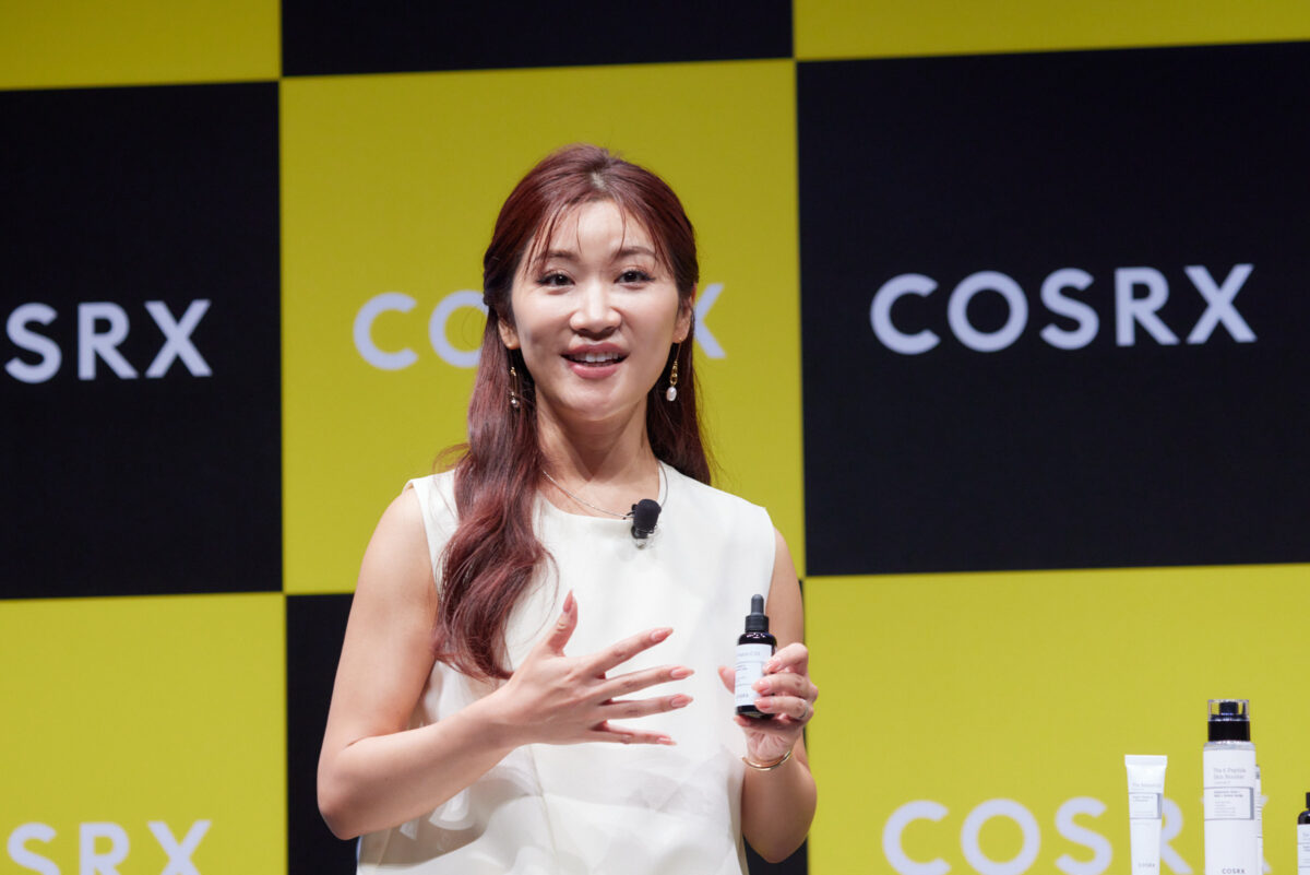 韓国のダーマコスメブランド「COSRX」の1日アンバサダーとしてタレントの森香澄が登場！『COSRX presents 秋冬スキンケアお手入れ会』開催レポート