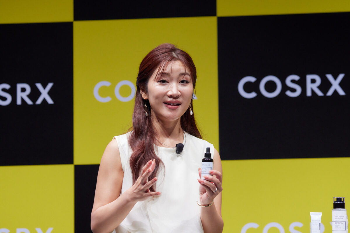 韓国のダーマコスメブランド「COSRX」の1日アンバサダーとしてタレントの森香澄が登場！『COSRX presents 秋冬スキンケアお手入れ会』開催レポート