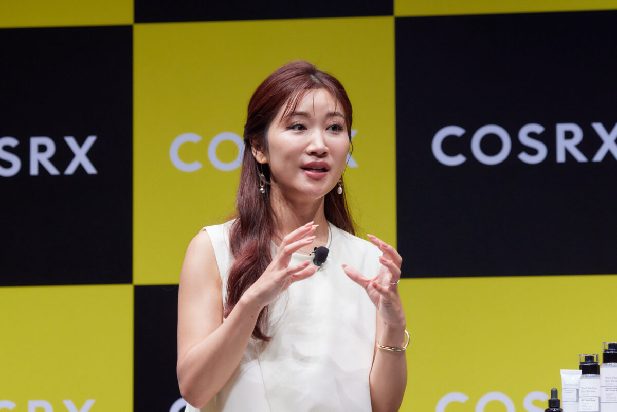 韓国のダーマコスメブランド「COSRX」の1日アンバサダーとしてタレントの森香澄が登場！『COSRX presents 秋冬スキンケアお手入れ会』開催レポート
