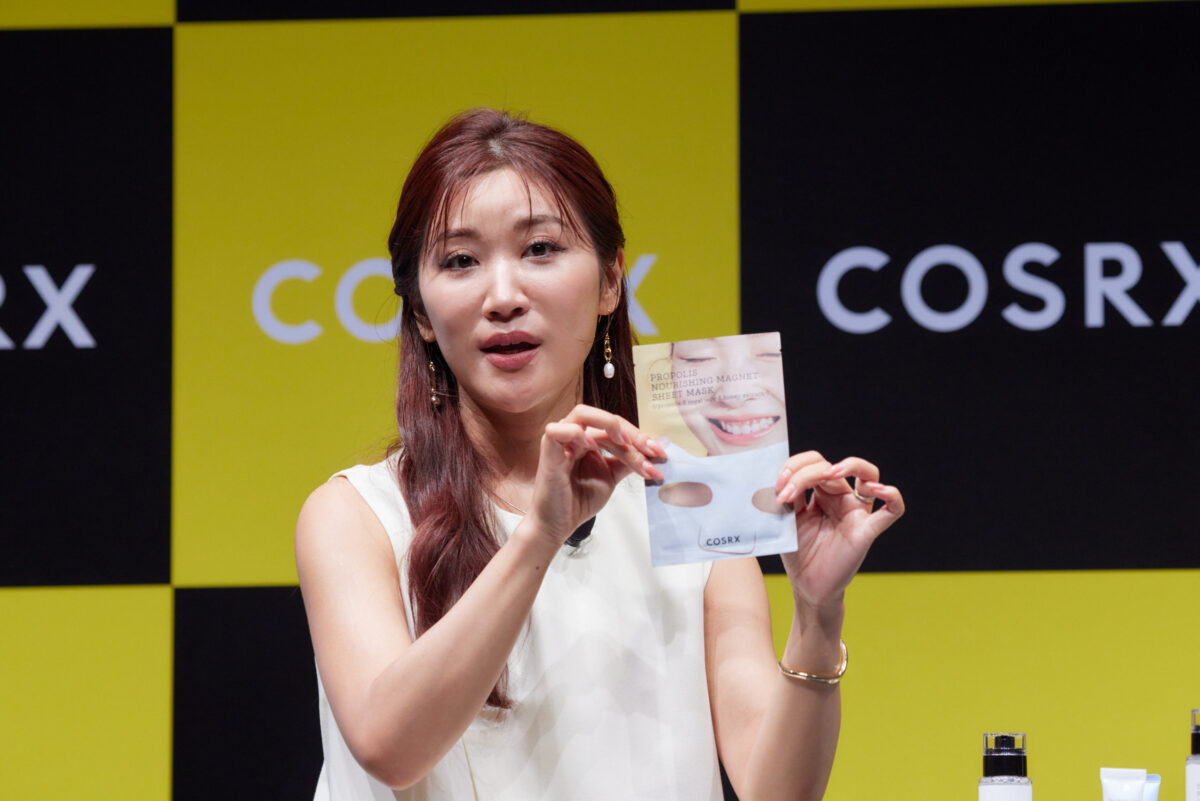 韓国のダーマコスメブランド「COSRX」の1日アンバサダーとしてタレントの森香澄が登場！『COSRX presents 秋冬スキンケアお手入れ会』開催レポート