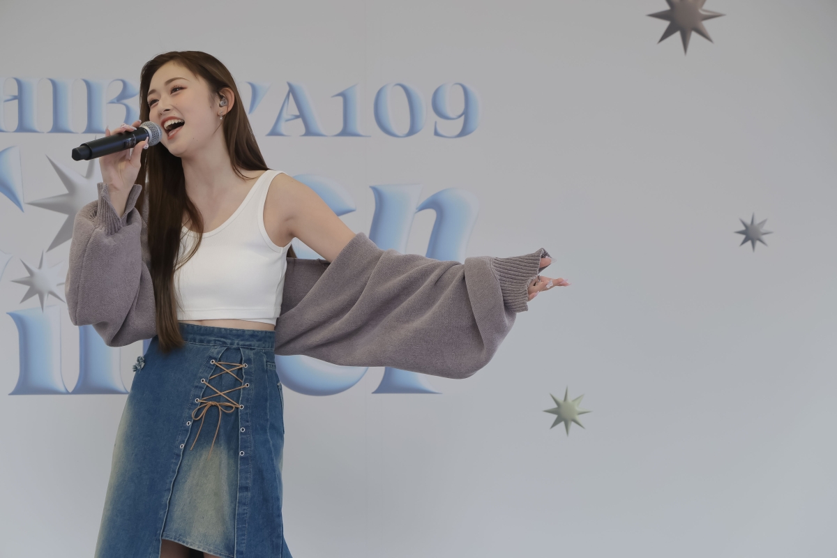 令和の白ギャル!! 「ゆうちゃみ」がSHIBUYA109 1階店頭イベントスペースにサプライズ登場!! 新曲発売記念イベントを開催し、多くの観覧者の前で新曲「あなたに捧げる応援歌」を初披露!!