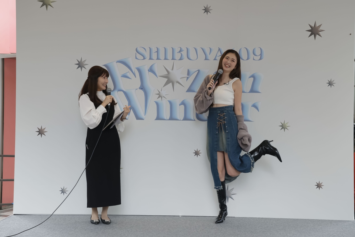 令和の白ギャル!! 「ゆうちゃみ」がSHIBUYA109 1階店頭イベントスペースにサプライズ登場!! 新曲発売記念イベントを開催し、多くの観覧者の前で新曲「あなたに捧げる応援歌」を初披露!!