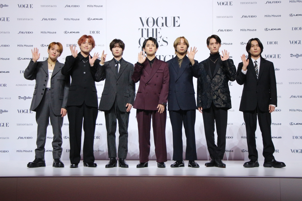 「THE ONES TO WATCH 2024」授賞記者会見 Travis Japan 松田元太「かっこいいTravis Japanを今後も見せ続ける」宮近海斗「賞をいただけて自信になり、もっともっと挑戦したいなと思う」川島如恵留「陣内智則さんに感謝」七五三掛龍也「ハワイでライブやってみたい」