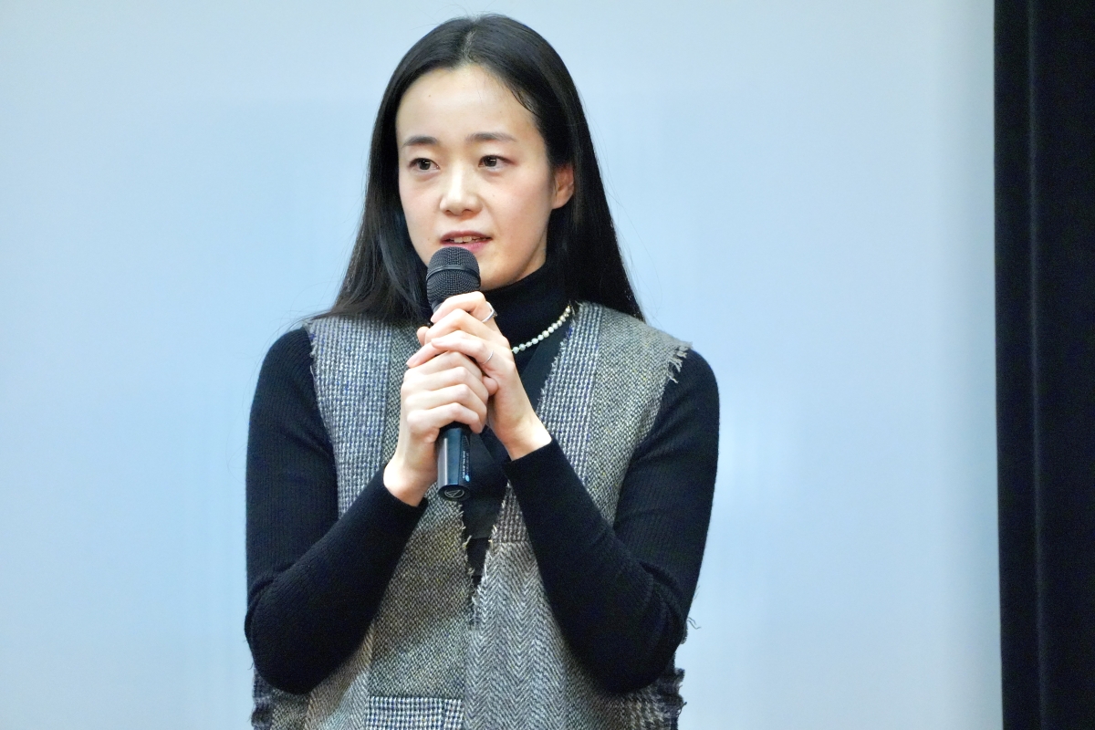 第34回東京国際映画祭Amazon Prime Video テイクワン賞受賞 金允洙(キム・ユンス)監督オリジナル脚本による長編デビュー作 映画『あるいは、ユートピア』ユーロスペースで初日舞台挨拶実施! 藤原季節、大場みなみ、杉田雷麟、愛鈴、金允洙監督が登壇! 藤原季節「金監督の長編デビュー作の一員になれたことが光栄。キャストにもスタッフにも恵まれて、幸福な映画体験になった作品。」 9 第34回東京国際映画祭Amazon Prime Video テイクワン賞受賞 金允洙(キム・ユンス)監督オリジナル脚本による長編デビュー作 映画『あるいは、ユートピア』ユーロスペースで初日舞台挨拶実施! 藤原季節、大場みなみ、杉田雷麟、愛鈴、金允洙監督が登壇! 藤原季節「金監督の長編デビュー作の一員になれたことが光栄。キャストにもスタッフにも恵まれて、幸福な映画体験になった作品。」