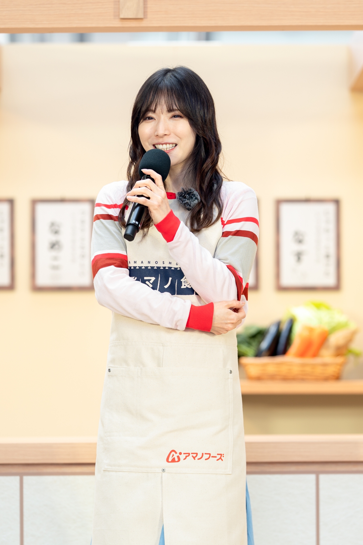 アマノ食堂が期間限定で開催！ 松岡茉優が「一日女将」に就任！オリジナルエプロン姿で「のれん掛け」セレモニー！
