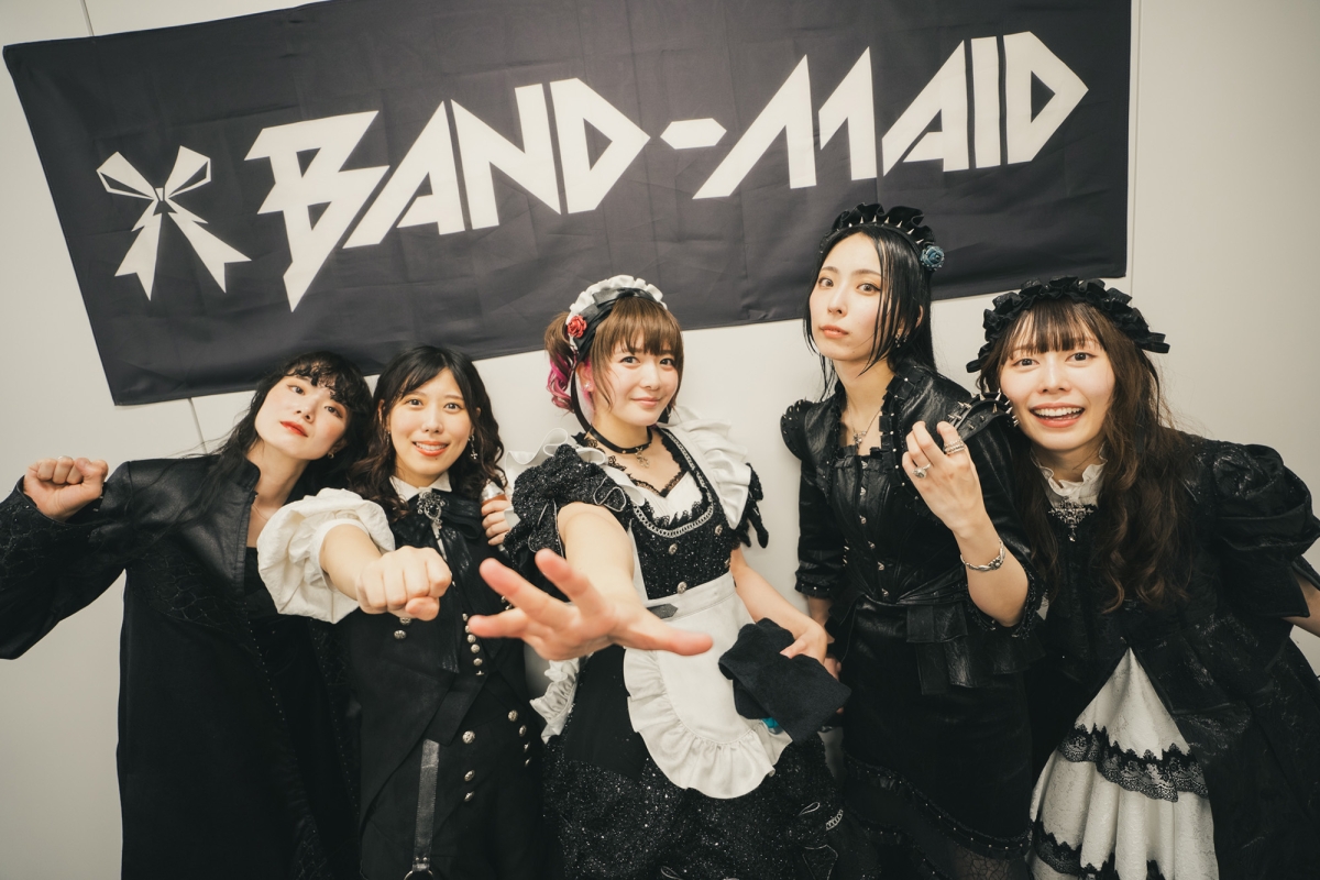 「ロックは淑女の嗜みでして」主題歌で世界的に話題のBAND-MAIDが5/10メイドの日に全国ツアー幕開け！2025年を駆け抜ける全国ツアーファイナルラウンドのスケジュール発表