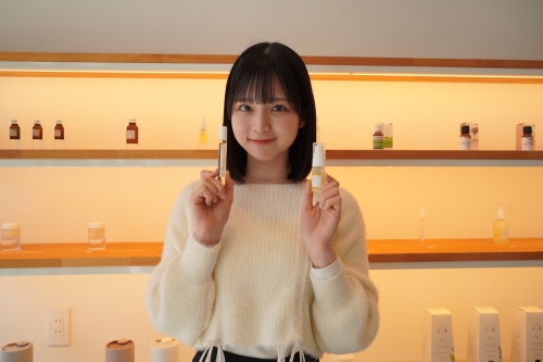 STU48 推しアロマ第2弾発売決定 尾崎世里花・久留島優果・曽川咲葵 本能が求める香りを追求！！