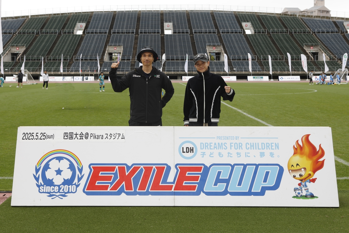【LDH JAPAN】13回目を迎えるLDH JAPAN主催の小学生フットサル大会『EXILE CUP 2025』四国大会が香川県にて開催！ LDH Social Innovation Officerの橘ケンチ、THE RAMPAGE岩谷翔吾が出場38チーム・311名の子どもたちを応援！
