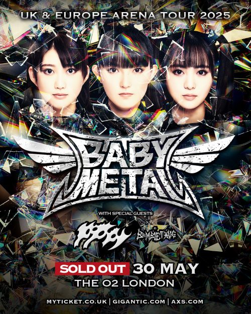 BABYMETAL 日本人アーティスト初の単独公演となるロンドン・O2 アリーナワンマンショーがSOLD OUT！ 明後日5月31日(土)には、ライブビューイング＆ディレイビューイングを日本全国の映画館で開催！