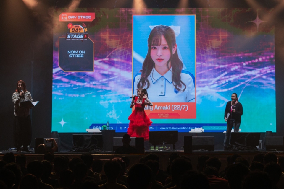 “アイドル界の大谷翔平”⁉ 22/7 天城サリーが、声優×アイドルの“二刀流”で、AFAインドネシア2025に降臨