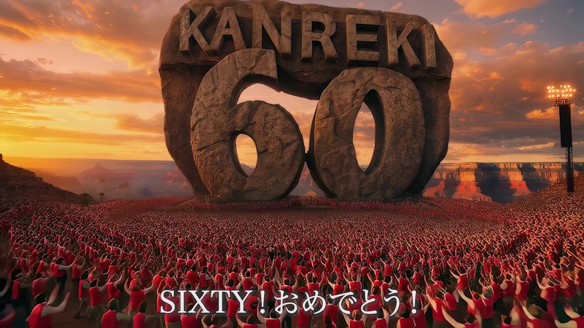 【本人コメントあり】生成AIによるピコ太郎の衝撃のミュージックビデオ 「チャンチャンコ~KANREKI60~」 が公開!空飛ぶピコ太郎!巨大化するピコ太郎!”赤いチャンチャンコ軍団”も登場! 2 【本人コメントあり】生成AIによるピコ太郎の衝撃のミュージックビデオ 「チャンチャンコ~KANREKI60~」 が公開!空飛ぶピコ太郎!巨大化するピコ太郎!”赤いチャンチャンコ軍団”も登場!