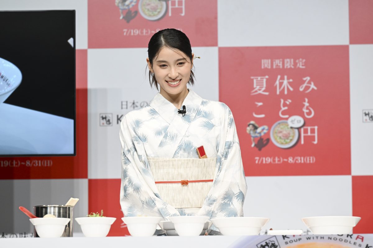 土屋太鳳が浴衣姿で登場！「どうとんぼり神座」新CM発表＆夏休みこども0円キャンペーン開催