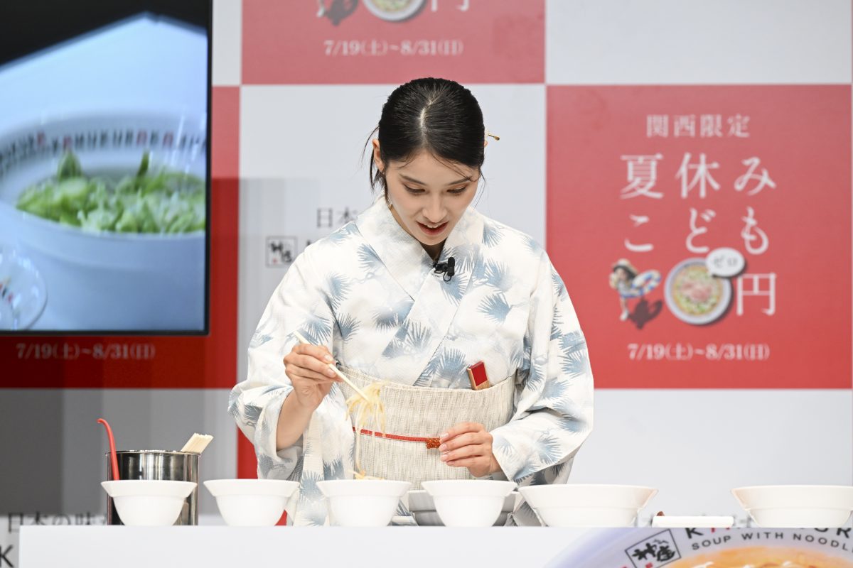 土屋太鳳が浴衣姿で登場！「どうとんぼり神座」新CM発表＆夏休みこども0円キャンペーン開催