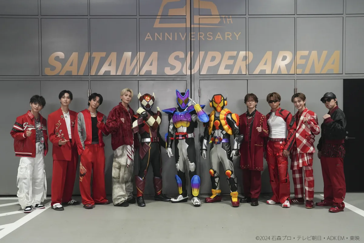 FANTASTICS、自身最大規模の単独公演3日間完走！仮面ライダー達のサプライズ登場も！