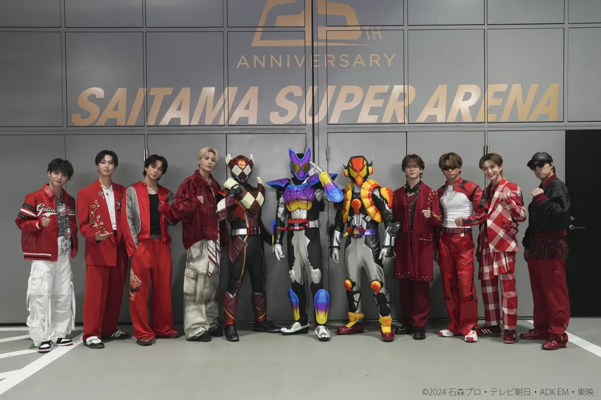 FANTASTICS、自身最大規模の単独公演3日間完走！仮面ライダー達のサプライズ登場も！