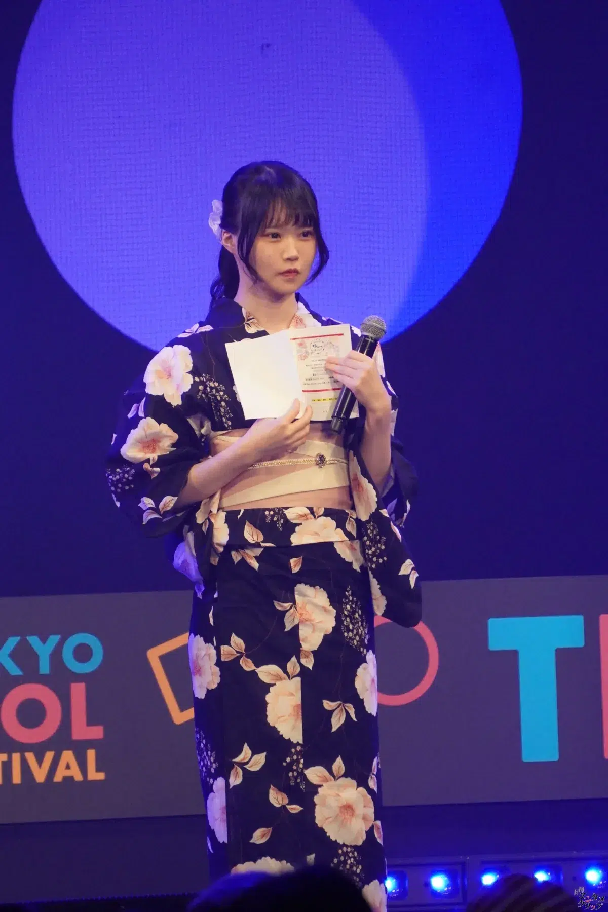 TIFに浴衣の天使降臨！！ 愛生・桜本珠希・真野琴々菜・小桜くるみ・宮田あやの 新設ランウェイを華やかに彩る