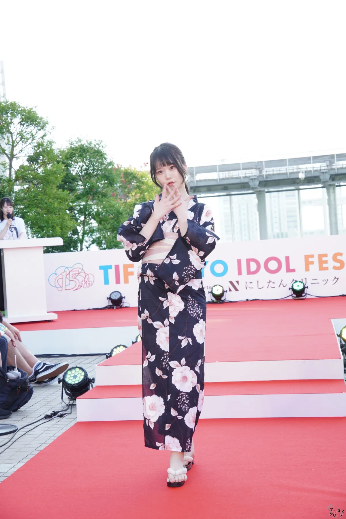 TIFに浴衣の天使降臨！！ 愛生・桜本珠希・真野琴々菜・小桜くるみ・宮田あやの 新設ランウェイを華やかに彩る