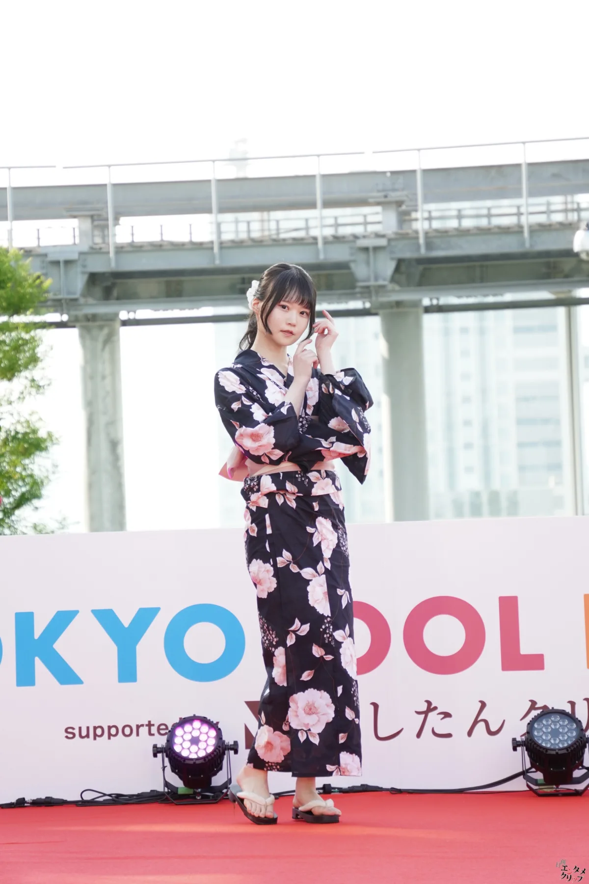 TIFに浴衣の天使降臨！！ 愛生・桜本珠希・真野琴々菜・小桜くるみ・宮田あやの 新設ランウェイを華やかに彩る