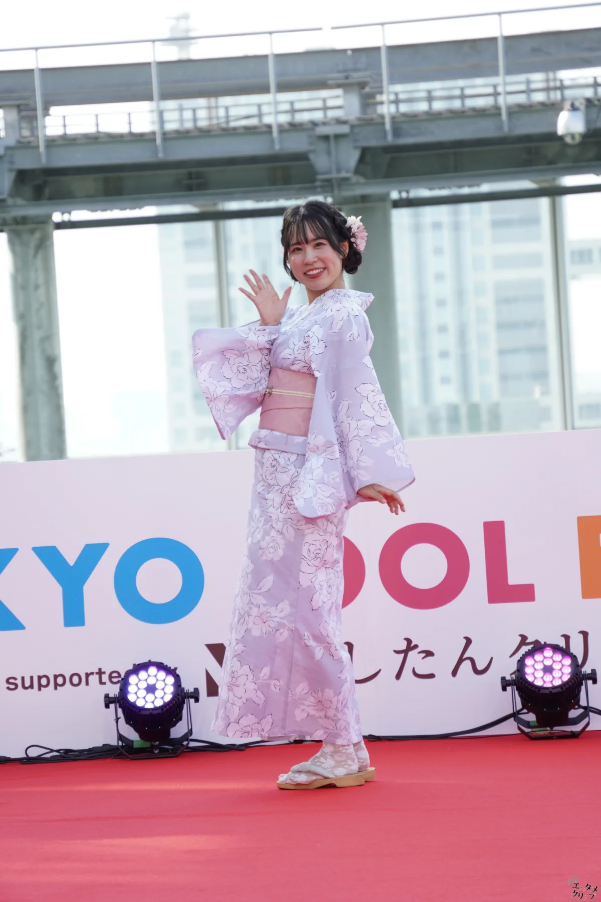 TIFに浴衣の天使降臨！！ 愛生・桜本珠希・真野琴々菜・小桜くるみ・宮田あやの 新設ランウェイを華やかに彩る