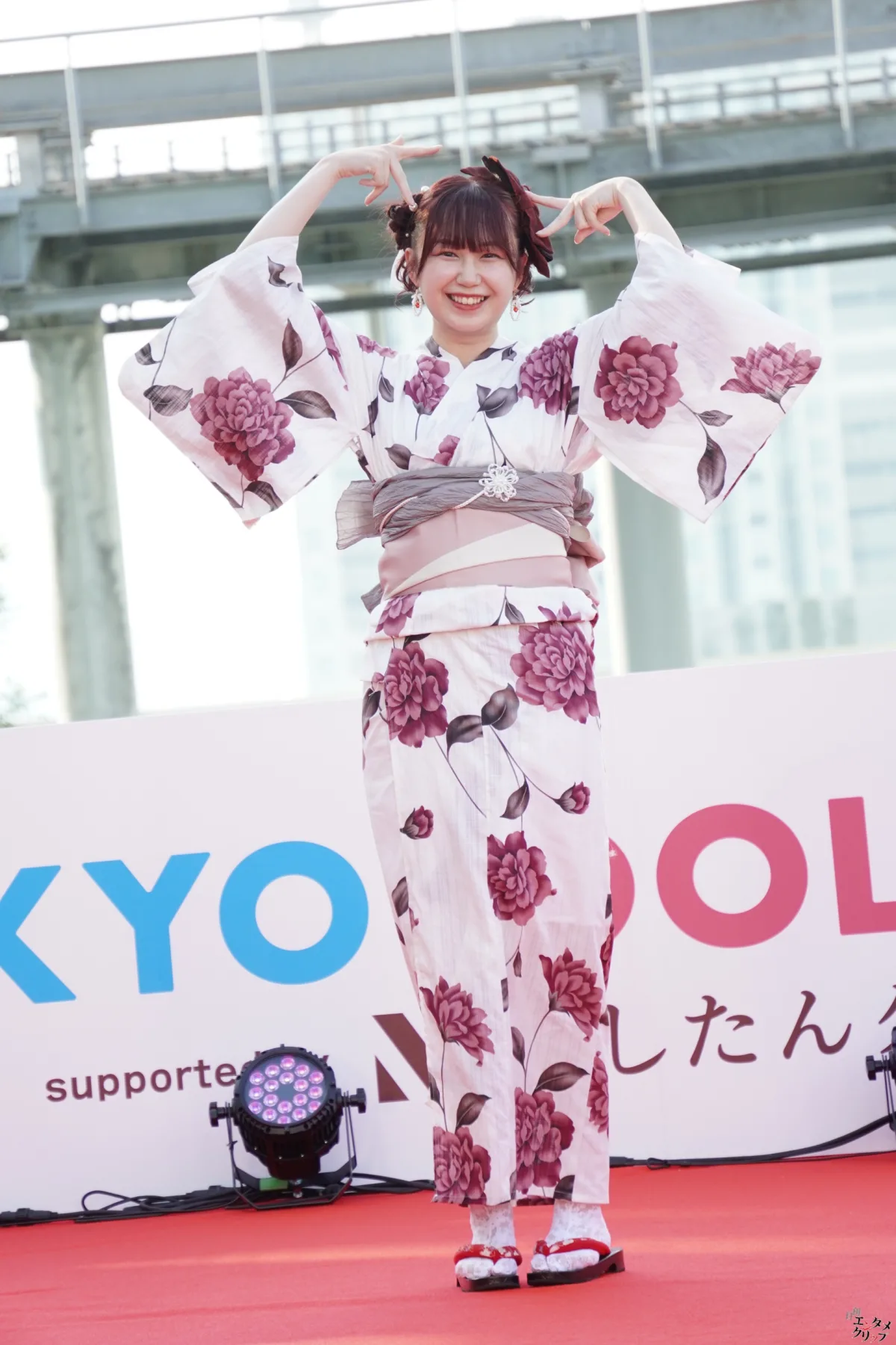 TIFに浴衣の天使降臨！！ 愛生・桜本珠希・真野琴々菜・小桜くるみ・宮田あやの 新設ランウェイを華やかに彩る
